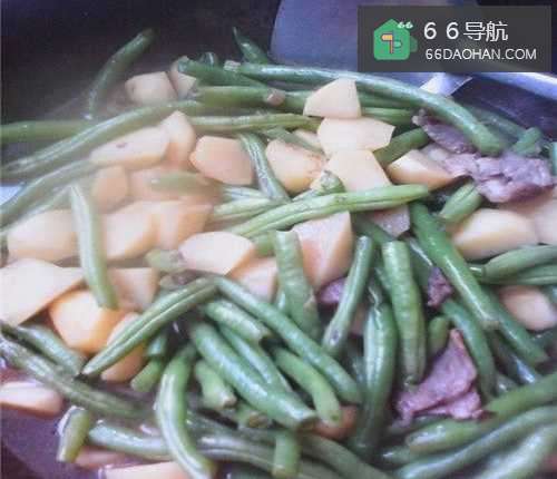 土豆炖豆角怎样处理