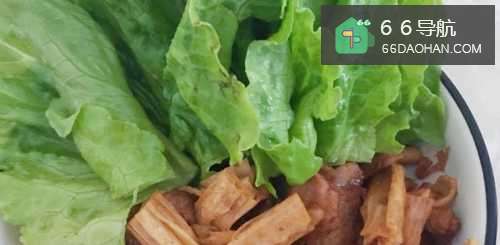 生菜包肉的做法