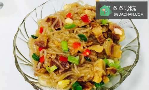 粉丝炒腊肉丁的做法——小白学做菜！