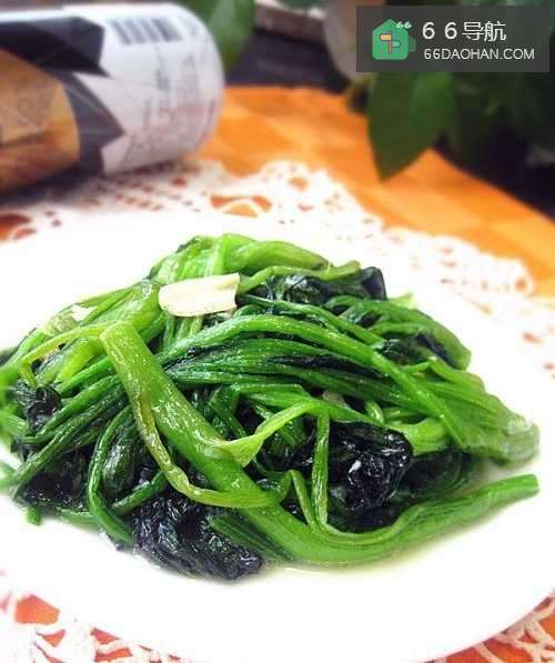 清炒蒜香菠菜